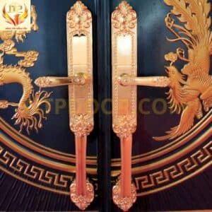 Cửa biệt thự NSF2M3 2 cánh cao cấp 2 Khóa cửa biệt thự NSF2M3