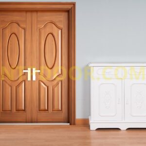 Cửa thép vân gỗ 2 cánh NS2H1 - ảnh thiết kế