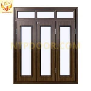 Cửa sổ thép vân gỗ 3 cánh CS3H0K 1 Cửa sổ vân gỗ 3 ánh CS3H0K