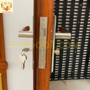 Khóa tay gạt ngang NSK205 1 Khóa cơ tay gạt ngang nsk205