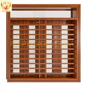 Cửa nhôm 4 cánh CS4AL 1 Cửa sổ nhôm 4 cánh đều CS4AL