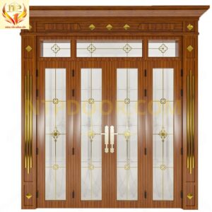 Cửa nhôm chính NS4AL BLS 4 cánh lõi foam