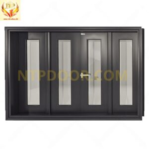 Cửa sổ nhôm 4 cánh CS4AL 2 Cửa nhôm đẹp CS4AL