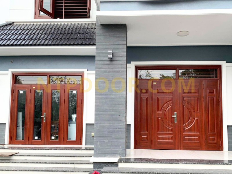 Báo giá cửa thép vân gỗ tại Bắc Ninh - 10+ mẫu mới nhất 8 Sang trọng và hiện đại hơn với mẫu cửa thép vân gỗ tại Bắc Ninh
