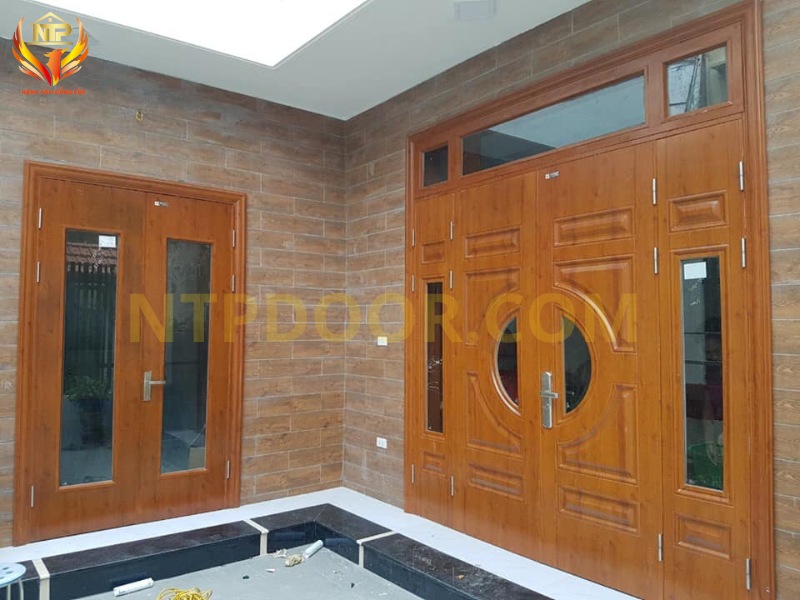 Lắp đặt cửa phòng khách, cửa nhà ăn cho khách hàng tại Lạng Sơn