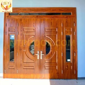 Cửa thép vân gỗ 4 cánh NS4H4KH8K