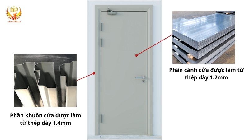 Thép mạ điện dùng trong cửa chống cháy của NTP