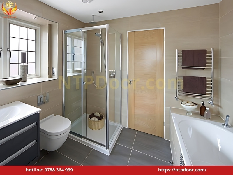 Cửa nhà tắm, cửa nhà vệ sinh theo kích thước thông thủy