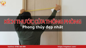 Kích thước cửa thông phòng từng không gian sống