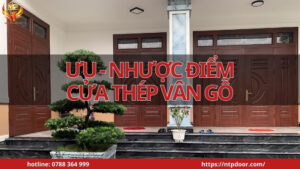 Ưu nhược điểm cửa thép vân gỗ