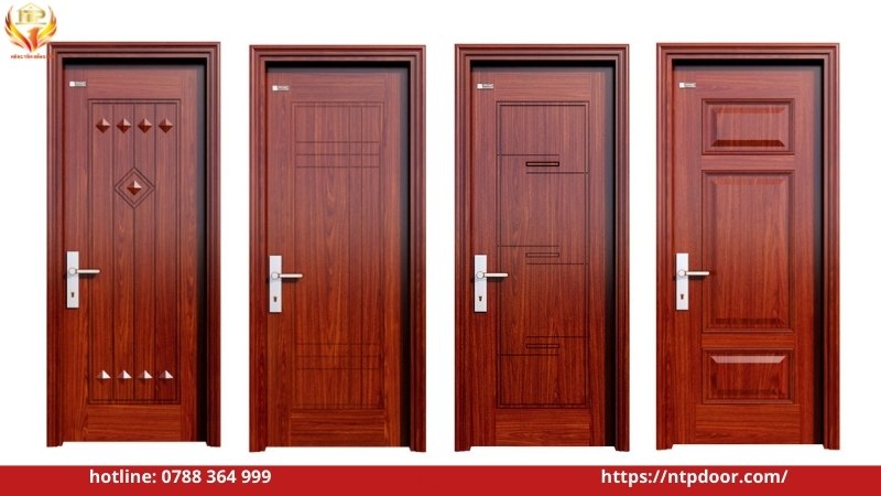 Quy trình sản xuất cửa thép vân gỗ chi tiết A - Z 8 Cửa thép vân gỗ có nhiều mẫu pano khác nhau cho quý khách hàng lựa chọn