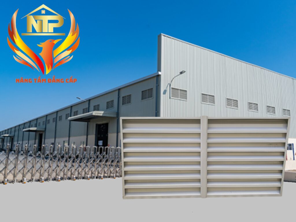 cửa chớp tôn Cửa chớp tôn được sử dụng phổ biến cho các nhà xưởng, kho bãi